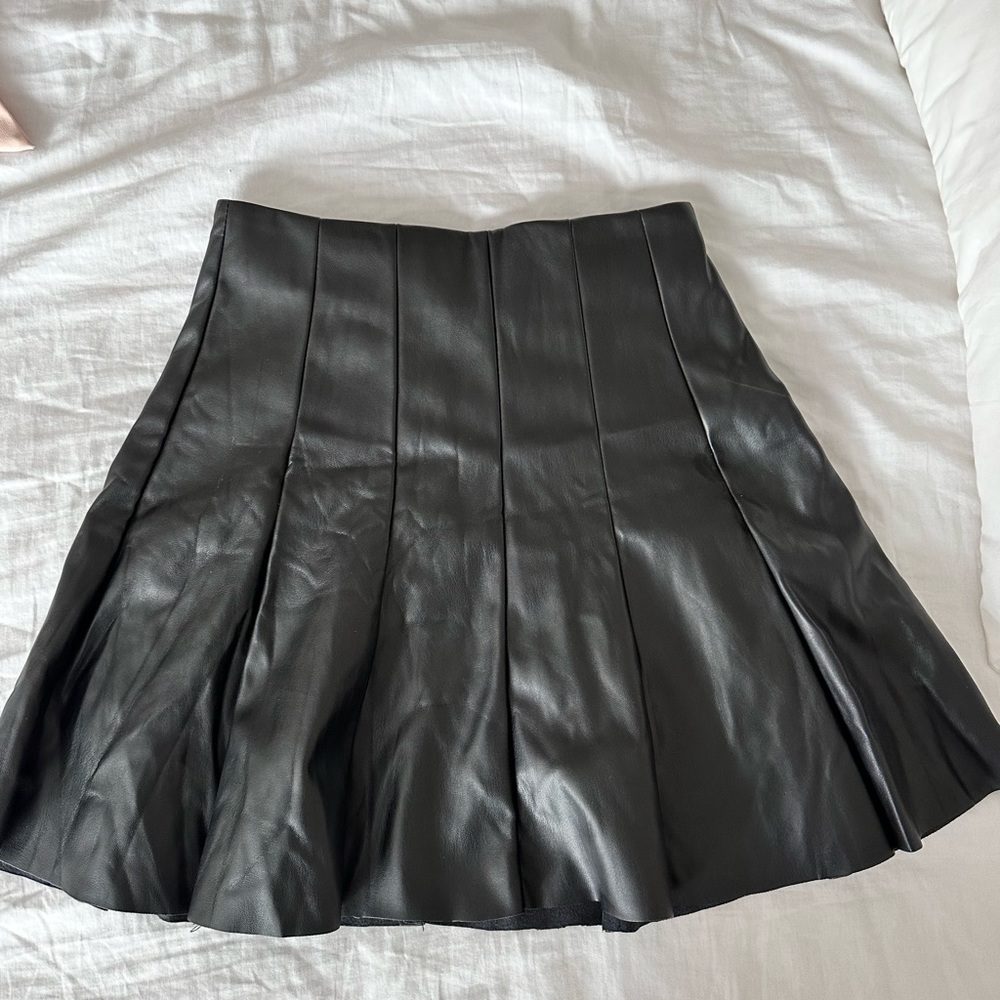 Leather skirt